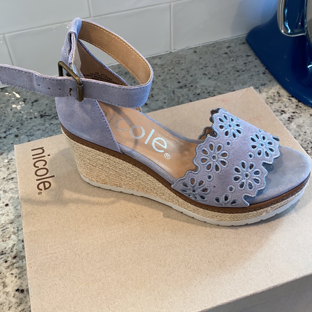 Nicole Espadrille Wedge Sandal